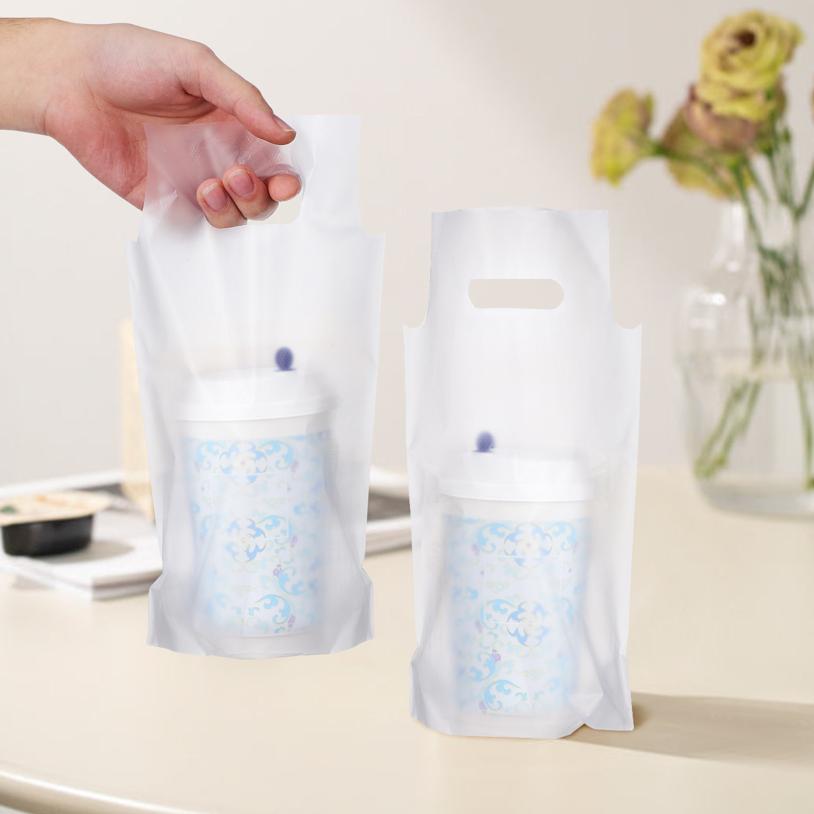 500Pcs Transparent Takeout Bev - Coffee Tea With Milk review and price