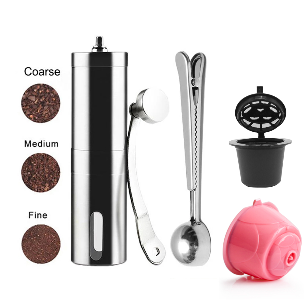 Mini Coffee Grinder Stainless  - Burr Hand Grinder review and price