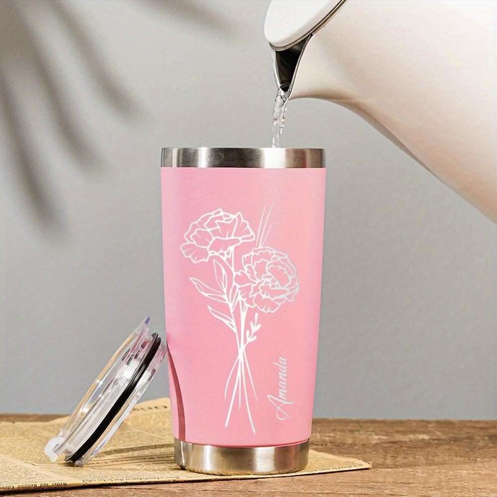 Custom Name Carnation Birth Fl - Coffee Tea Name review and price
