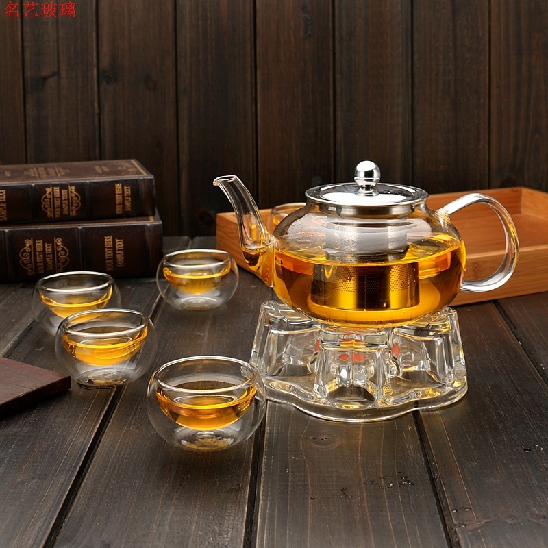 600/800ml Heat Resistant Glass - Coffee Tea And Sugar Set review and price