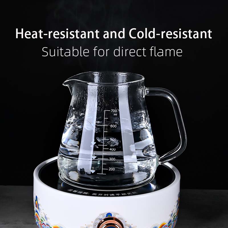 New High Borosilicate 700ml  G - Coffee Tea And Sugar Set review and price