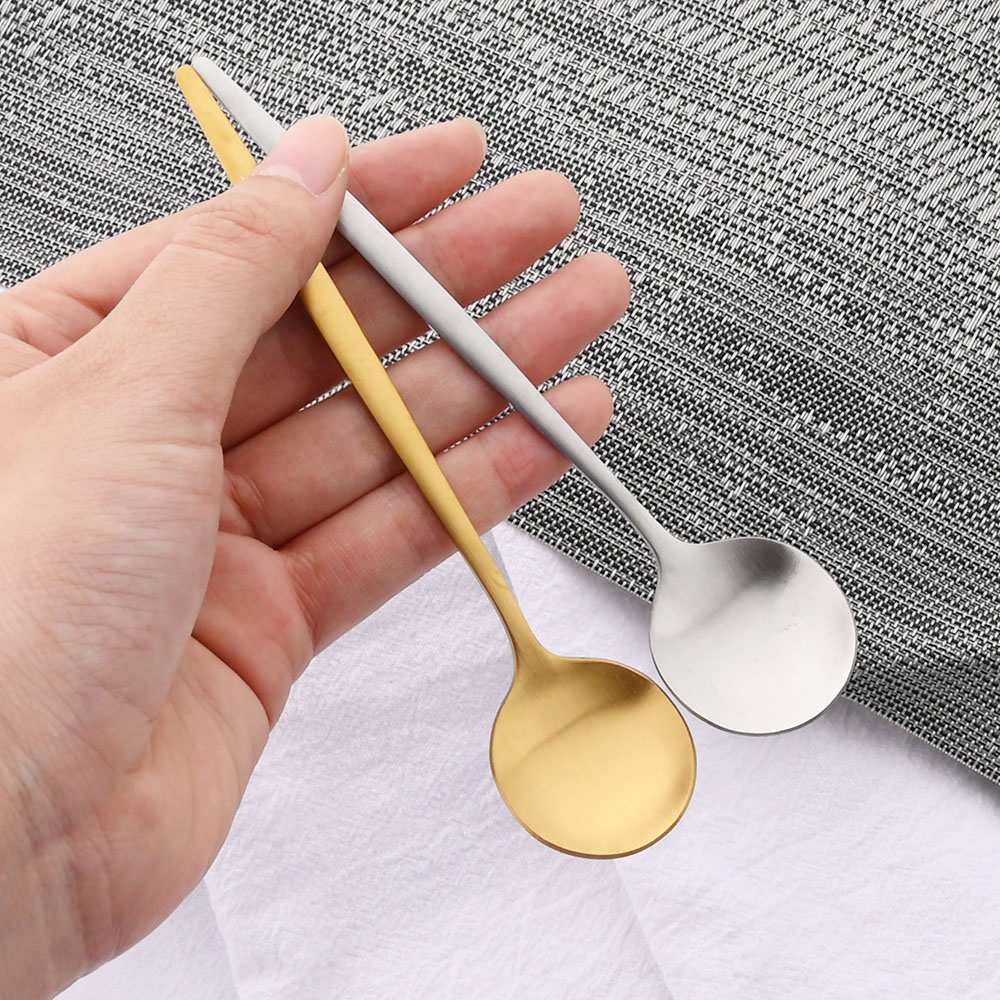 6Pcs Small Matte Spoon Tea Cof - Coffee Tea And Sugar Set review and price