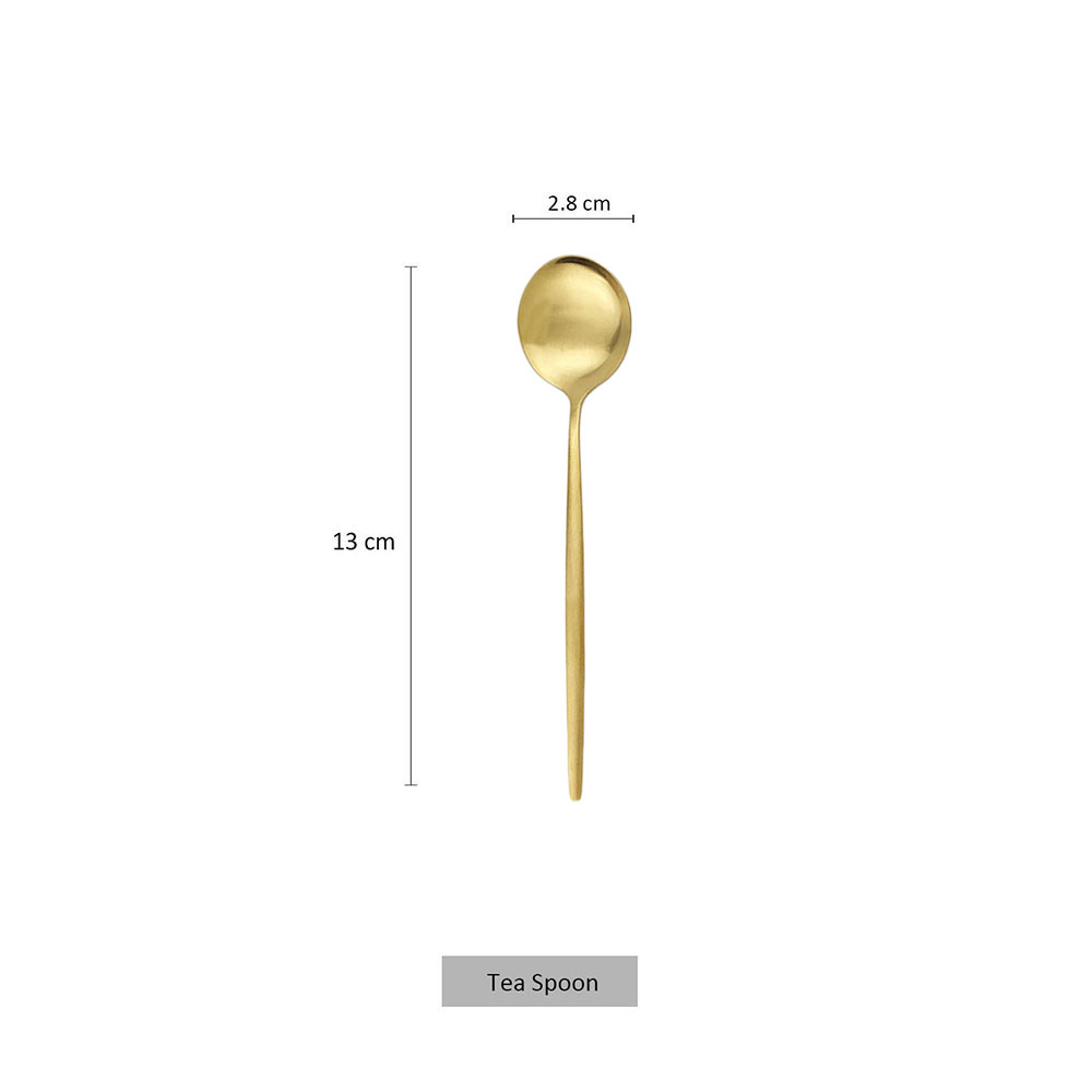 6Pcs Small Matte Spoon Tea Cof - Coffee Tea And Sugar Set review and price