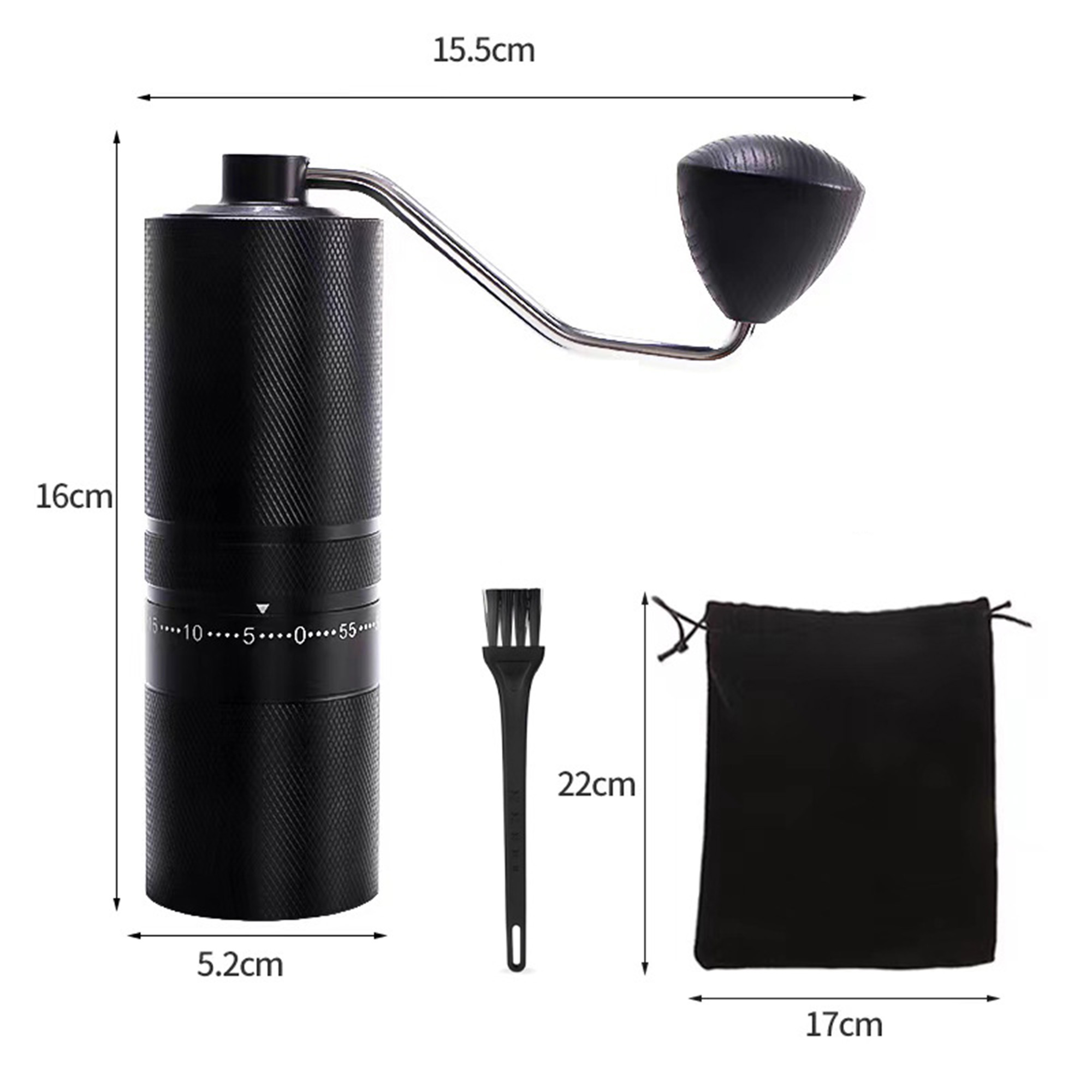Portable Hand Coffee Bean Grin - Burr Hand Grinder review and price