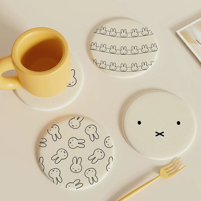 Miffy Kawaii Anime Coasters Cu - Xbloom Coffee Tea review and price