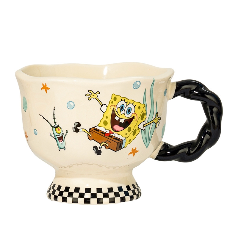 Cute SpongeBob Mugs Cartoon Sq - Xbloom Coffee Tea review and price