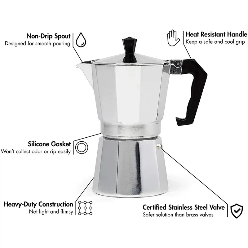 Moka Pot Italian Coffee Machin - Moka Pot Stove review and price